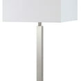 thumbnail image 3 of Benjara BM224704 60 x 2W Metal Night Stand Lamp with Power Outlets, White & Silver, 3 of 5