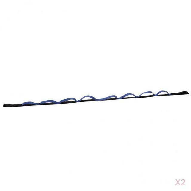 Correas De Estiramiento De Yoga Con Bucles, Correa De Estiramiento De Piernas Para Ejercicio, , Ballet, Danza, Gimnasia - Paquete De 2