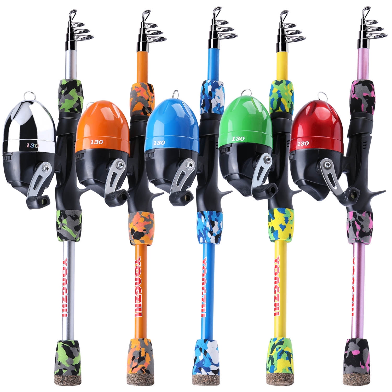 Sougayilang Spincast Fishing Combo Casting Fishing Rod Pole Fishing