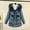 Blue, variant on Cyber*Monday on Sale ChaoHeng Fall Coats for Women 2025 Women's 3-in-1 Convertible Parka,Detachable Sleeves & Hood Utility Long Coat