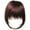 Dark brown, variant on Face Flattering Artificial Fringe With Jagged Styles Cut For Square Round Faces And Breathable Wear