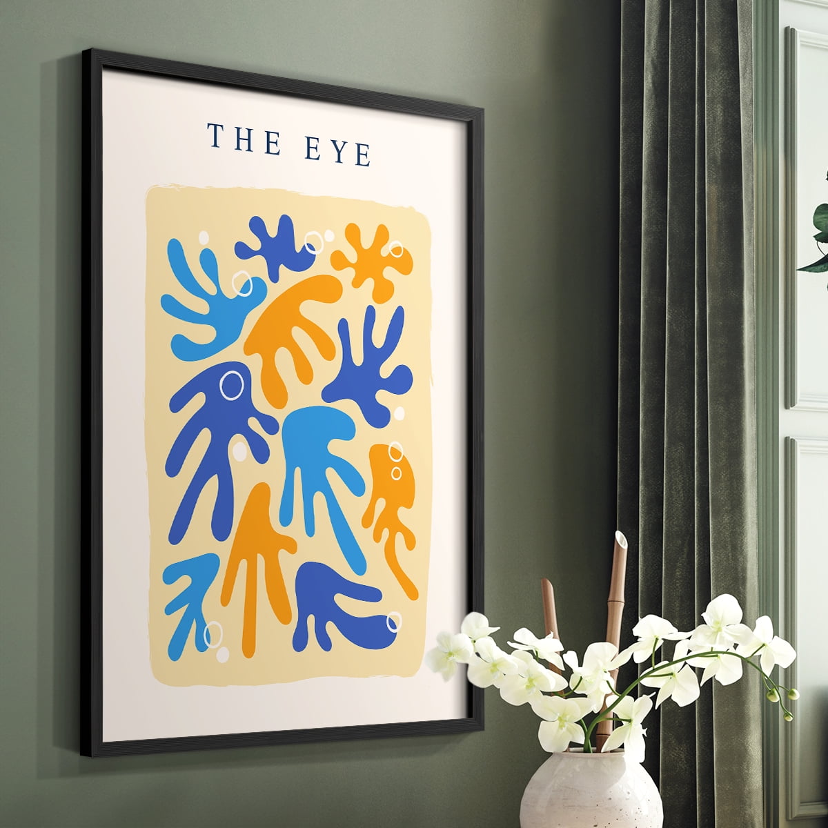 Matisse CCCIX in Black Solid Wood 16 x 20 Framed Print