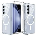 thumbnail image 1 of [PST] Samsung Galaxy Z Fold 5 Case, Hybrid TPU Back Cover with Magnetic Wireless Charging (MagSafe Compatible), 1 of 5