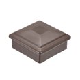 thumbnail image 1 of Tapa de poste única para cercas, pasamanos de escalera 90x90mm (3.5 pulgadas) Plástico, Color café, 1 of 3