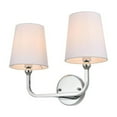 thumbnail image 6 of Living District Colson 2 light Chrome and Clear Bath Sconce, 6 of 6