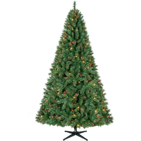 Holiday Time PreLit 7.5\u002639; Kennedy Christmas Tree, Green 