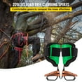 thumbnail image 2 of VEVOR Tree Climbing Pics Set Pole Climbing Éperons Acier Réglable Grimpeur Gaffs, 2 of 9