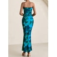 thumbnail image 2 of Vestido largo PRETTYGARDEN para mujer, ajustado sin tirantes, azul XXL, 2 of 9