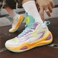 thumbnail image 6 of Bolognifi Men's Basketball Shoes, Classic Training Sports - GREEN_5.5, 6 of 6