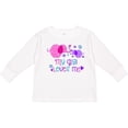 thumbnail image 3 of Inktastic My Gigi Loves Me- cute elephants Boys or Girls Long Sleeve Toddler T-Shirt, 3 of 5