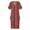 thumbnail image 4 of Talking Tour - Talking Remain in Light Vestido holgado con bolsillos Ropa de mujer Vestido de mujer Vestidos de fiesta de verano para mujer, 4 of 7