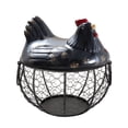 thumbnail image 1 of Eggs Holder Basket Organizer Storage Ceramic Fruit Container Kitchen Hen Decor, 1 of 3