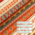 thumbnail image 5 of Boho Tablecloth for Rectangle Table Covers，Wrinkle Free Bohemian Style Design Table Cloth for for Dining Room, Tabletop Decoration, 60 x 102 Inch, 5 of 6