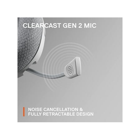 SteelSeries Arctis Nova 1 Wired Gaming Headset for PC with 3.5mm Jack — White