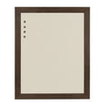 thumbnail image 1 of DesignOvation Beatrice Framed Linen Fabric Pinboard, 23x29, Walnut Brown, 1 of 1