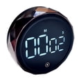 thumbnail image 1 of stanreset Digital Tire Timer Three Color Polygonal Side Waterproof Yoga Fitness Time-meter LED Side Kitchen Restaurant Energy Saver for Brown, 1 of 9