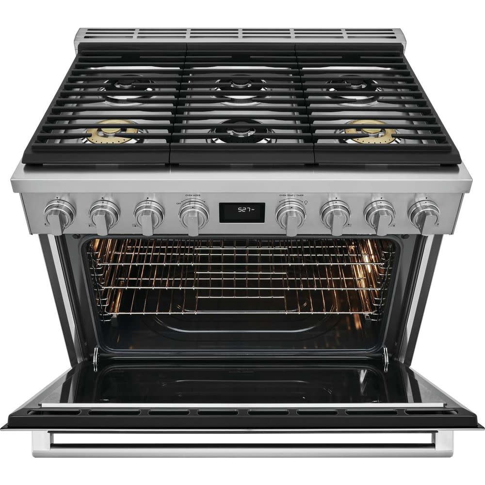 Electrolux Ecfd3668a 36" Wide 4.4 Cu. Ft. Free Standing Dual Fuel Range - Stainless Steel