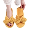 thumbnail image 7 of Taqqpue Open Toe Slipper for Women Women Fashionable Casual Winter Open Toe Home Friendly Soft Cotton Flat Slippers Fuzzy House Slippers Gift for Women, 7 of 7