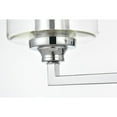 thumbnail image 5 of Living District Mayson 4 light Chrome and Clear Bath Sconce, 5 of 7
