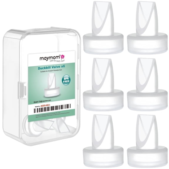 Maymom Breast Pump Valve Compatible with Ameda Mya Joy Purely Yours, 6 Count