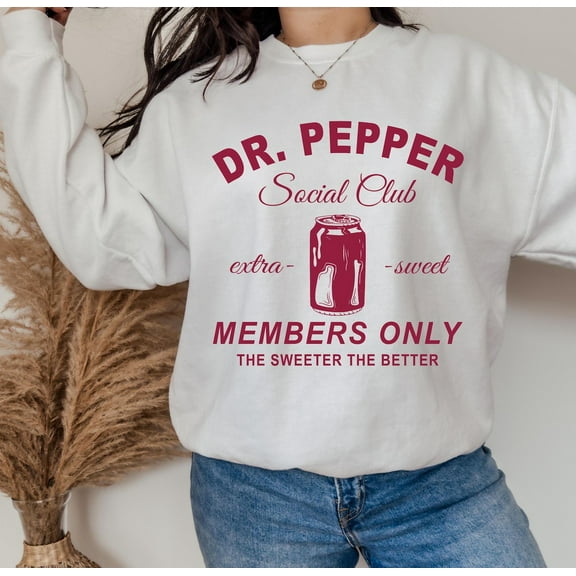 Dr. Pepper Sweatshirt, Soda shirt, Soda gift, Dr pepper lovers Sweatshirt