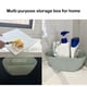 thumbnail image 5 of Naiovety Hanging Kitchen Garbage Bin - Cabinet Container Box Door for storing food and vegetable skin kitchen items on the Organizadores de utensilios de cocina blanco 28*14*11cm, 5 of 6