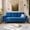 Blue, variant on Lofka 70" Sofa and Couch with Side Storage Pocket and 4.7" Thick Cushions for Living Room, Black Modern Home Furniture