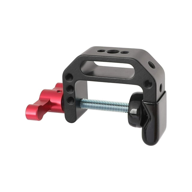 Pinza en C CAMVATE con orificio de rosca de 1/4 y 3/8 para monitor de cámara