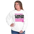 thumbnail image 3 of Breast Cancer Fighting Machine Women Crewneck Sweatshirt Brisco Brands L, 3 of 6