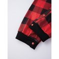 thumbnail image 6 of Christmas Family Pajamas Matching Set Plaid Pattern Holiday Sleepwear Set with Dog Shirt, 6 of 7