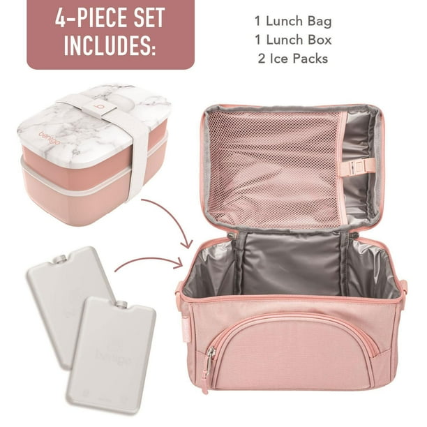 【新品未開封】BENTGO 保冷バッグセット Bentgo 4-Piece Deluxe Set With Insulated Lunch Bag, Ice