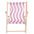 thumbnail image 2 of Beach Chair Mobile Phone Holder Tablet Bracket Wood Canvas Beach Chair Decor, 2 of 3