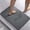 Gray, variant on Bath mat Rubber Bathroom Mat-Quick Dry Absorbent Rug Non-Slip Thin Bathroom Rug Instant Dry Magic Bath mats for Bathroom Floor Mat in Front of Bathtub,Sink,Grey,15.7x11.8in