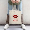 thumbnail image 2 of Stylish Canvas Tote Bag with Bold " TO THE TRAP MUSIC " - Perfect for Parties Travel and Shopping, 2 of 4