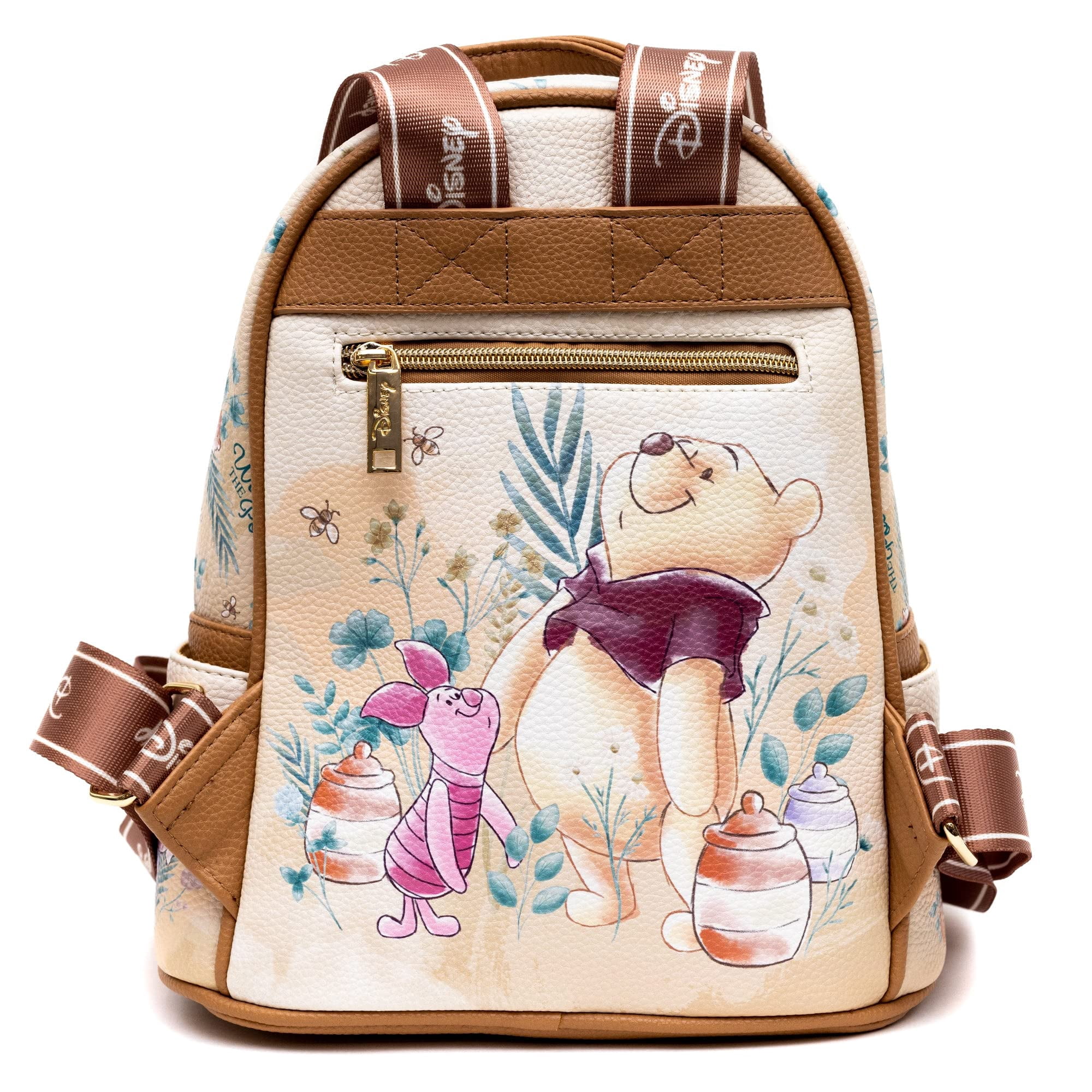 Mini Backpack Vegan Leather - Disney - Winnie the Pooh Brown 