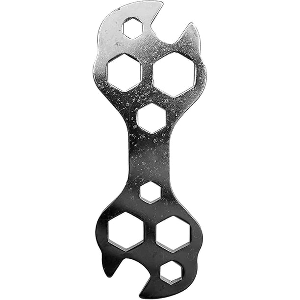 Multipurpose Bike Wrench - For Maintenance And Emergency Repairs - Fits Most Bike Pedal Bolts2pcs-silver