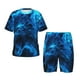 thumbnail image 1 of Balery Wolf Conjunto de Pijama Infantil de Manga Corta con Estampado – Ropa de Dormir de Algodón Suave-Large, 1 of 6