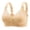 Z02-Light Yellow, variant on COMVALUE Daisy Bras for Older Women Front Closure No Underwire Comfortable Full Coverage Push Up Breathable Bralette (White, 44)