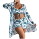 thumbnail image 2 of Trajes de baño para mujer Trajes de baño para mujer Trajes de baño para mujer Ropa de playa Trajes de baño de 3 piezas para mujer, 2 of 4