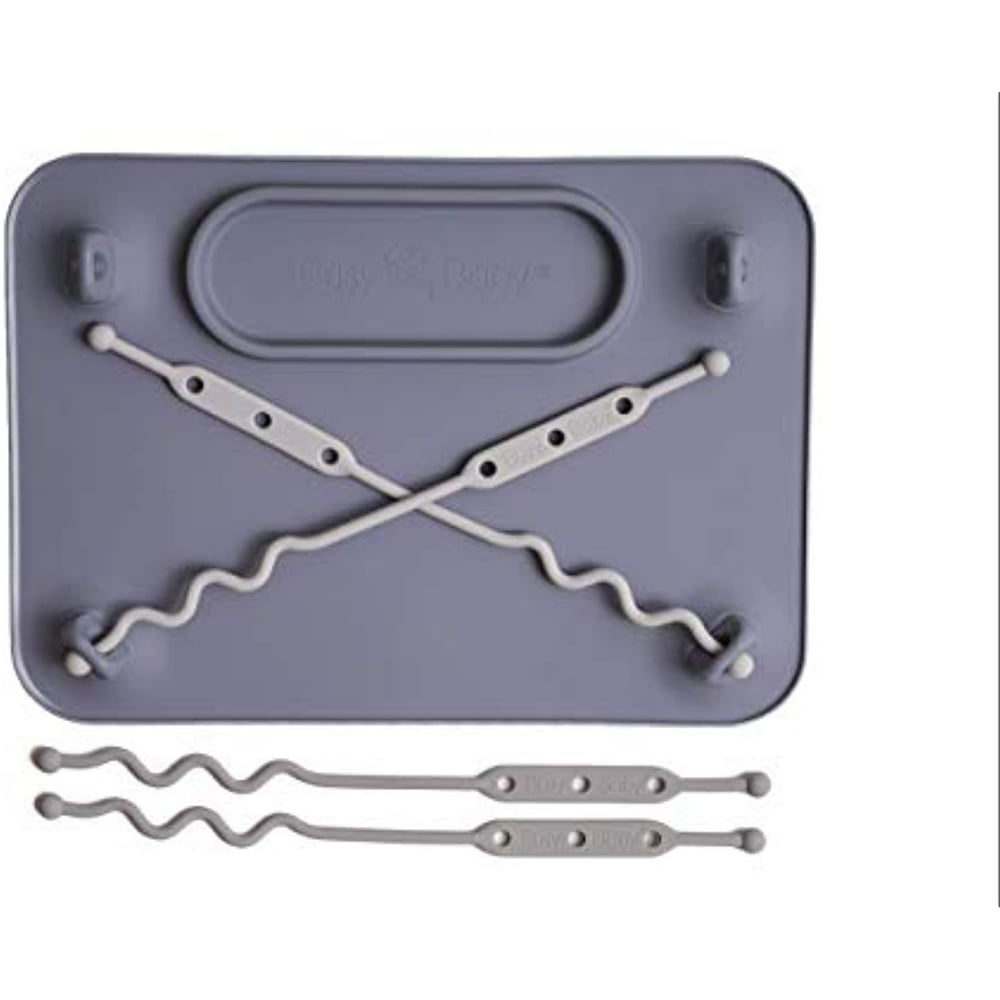 BUSY BABY MAT Silicone Suction Placemat for Babies & Toddlers with 4