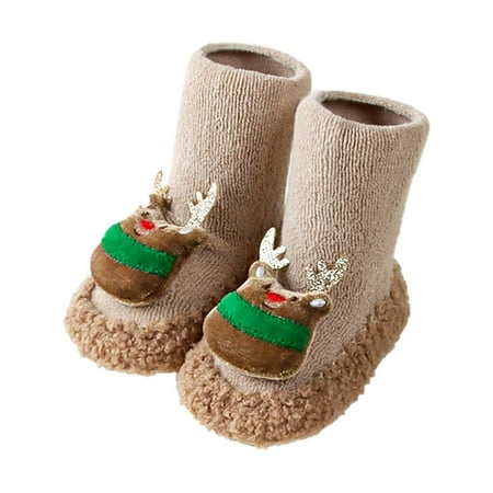 

Baby Shoes Size L For 12 Months-18 Months Socks Boys Children Socks Soft Sole Non Slip Socks Princess Socks Floor Socks Kids Sneakers Beige