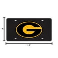 thumbnail image 6 of Grambling State University Tigers Premium Laser Cut Tag License Plate, Black, Mirrored Inlaid Acrylic, 12x6 Inch, 6 of 8