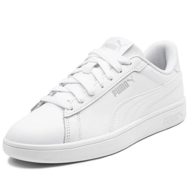 Tenis Puma Smash L JR UNISEX 392031-02 blanco Bodega