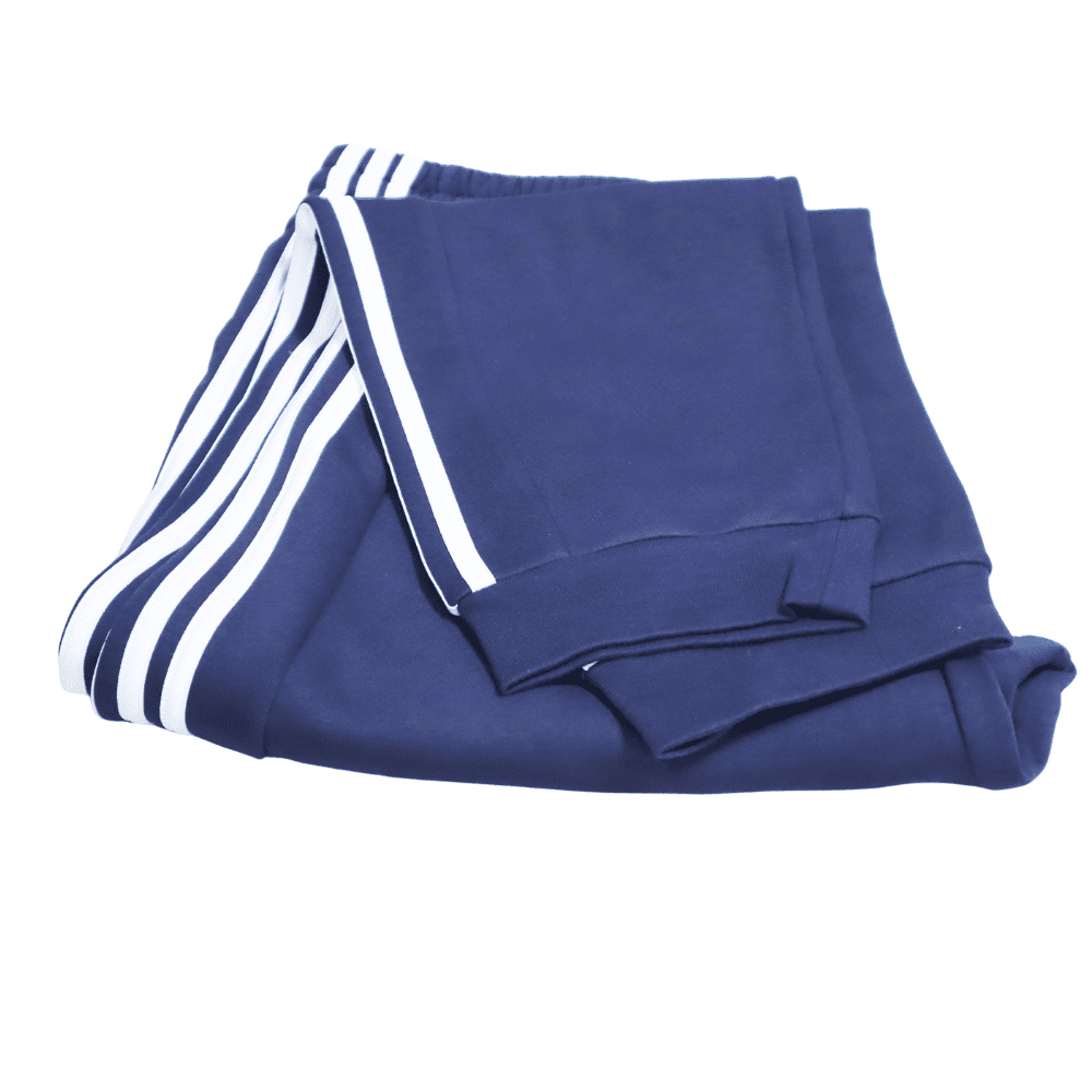 adidas Men's Essentials Fleece Tapered Cuffed 3-Stripes Pants Legend Ink XL