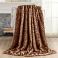 thumbnail image 3 of Luxury Faux Fur Throw Blanket Super Soft Lightweight Couch Sofa and Bed Blanket, 3 of 36
