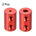thumbnail image 2 of Shaft Coupling 2mm to 4mm Bore L20xD12 Robot Motor Wheel Rigid Flexible Coupler Connector Red 2 Pcs, 2 of 3