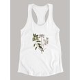 thumbnail image 3 of Catesby Bird Botanical Art Racerback Tank Women -Mark Catesby Designs, Female XX-Large, 3 of 4