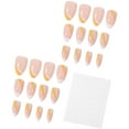 thumbnail image 5 of French Nails - 24 Orange Finished False Nail Patch for Women for Pressing with Strong Jelly Glue, 5 of 5
