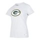 thumbnail image 2 of NFL Playera Aficionado Básica Green Bay Packers Blanco para Mujer, Talla Chica, 2 of 5