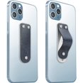 thumbnail image 2 of czcpp-Phone Grip Strap Holder Cell Phone Strap Finger Holder for Hand Leather Telescopic Phone Finger Strap Stand Universal Finger Kickstand for Most Smartphones (Navy), 2 of 4